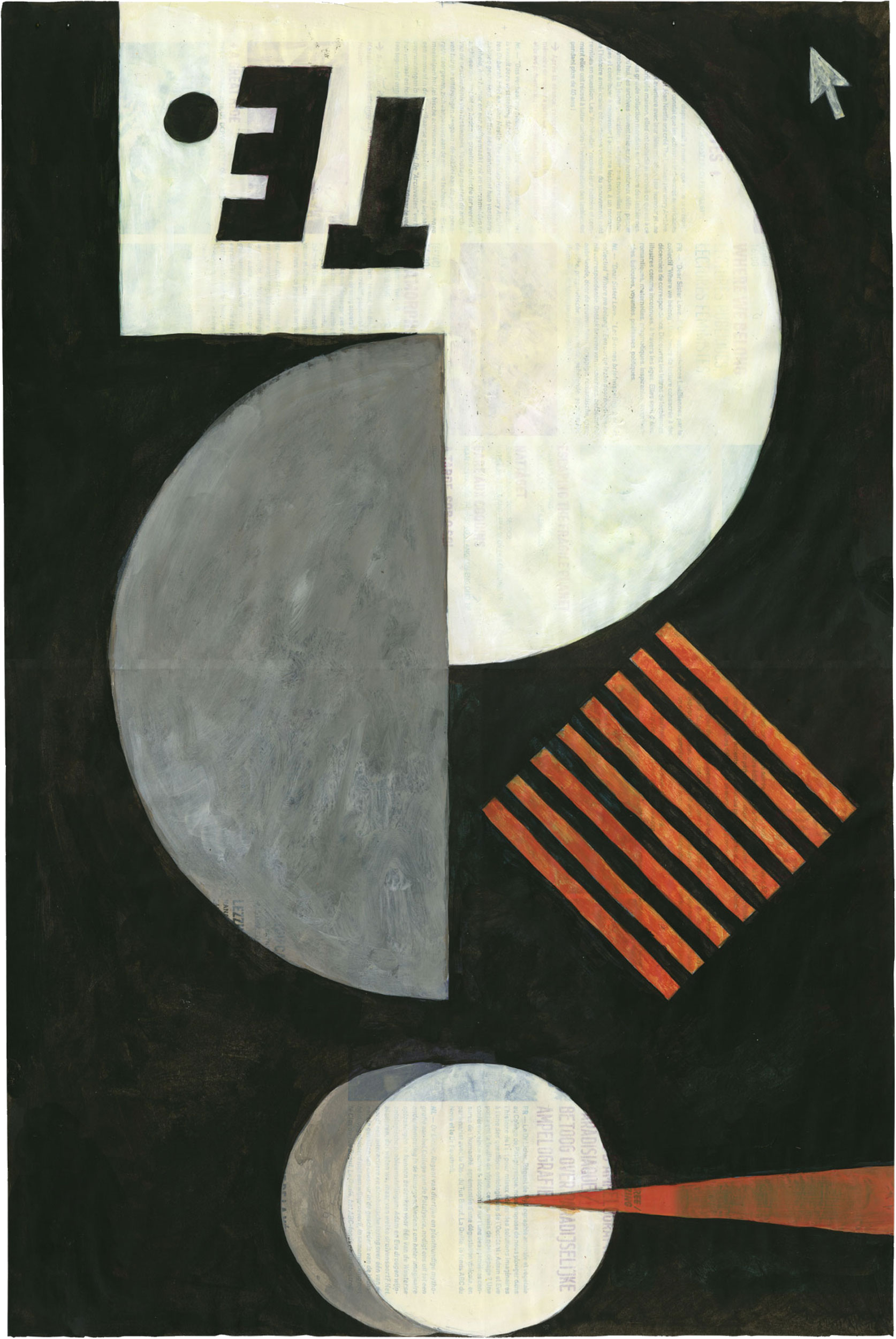 thierry-jaspart-painting-j-existe-orange